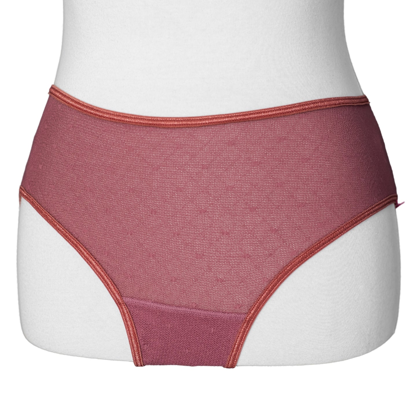 Copper rose colored brief panty