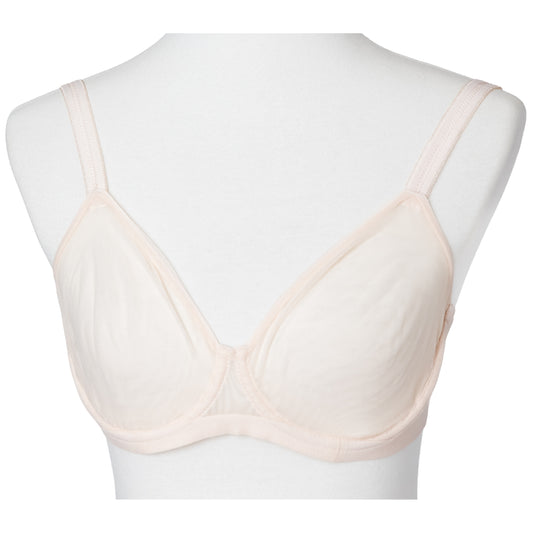 Sheer Molded Mesh Underwire Bra