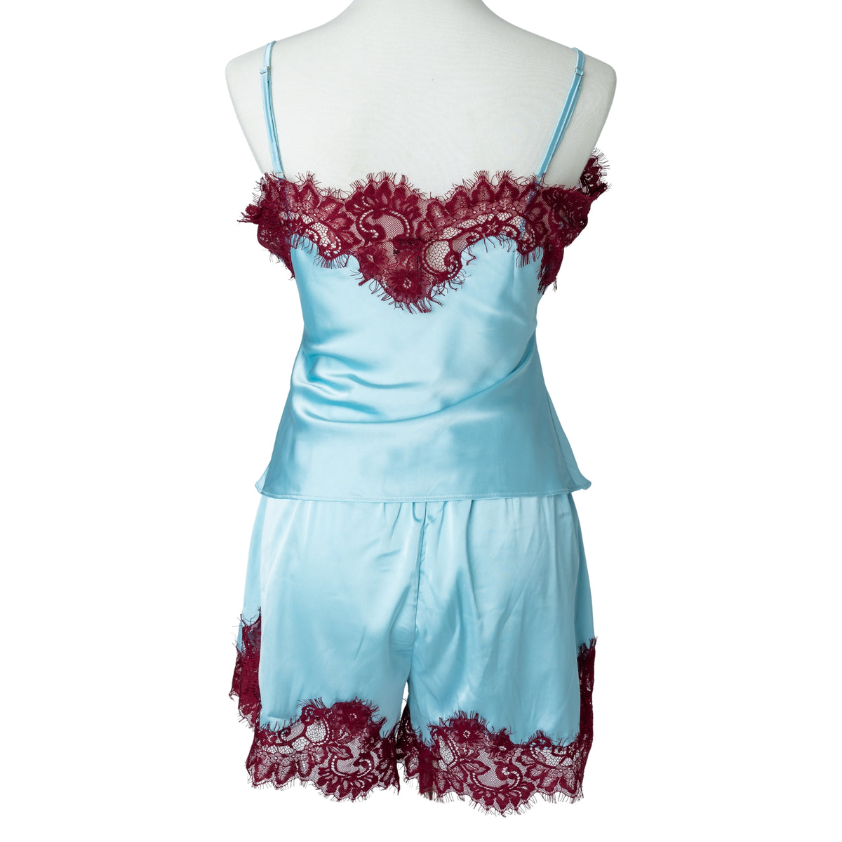 Satin Cami & Boxer Pajama Set