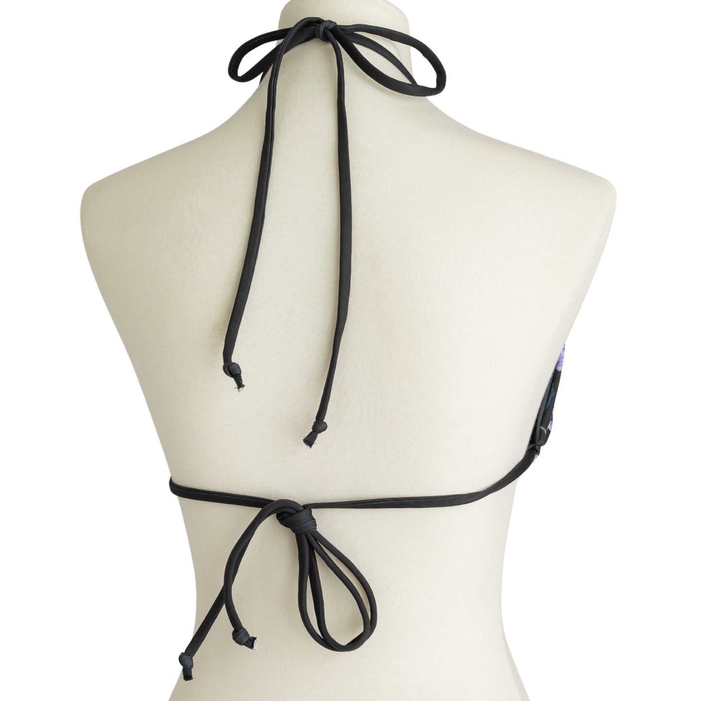 Electric Blooms String Bikini Swim Top
