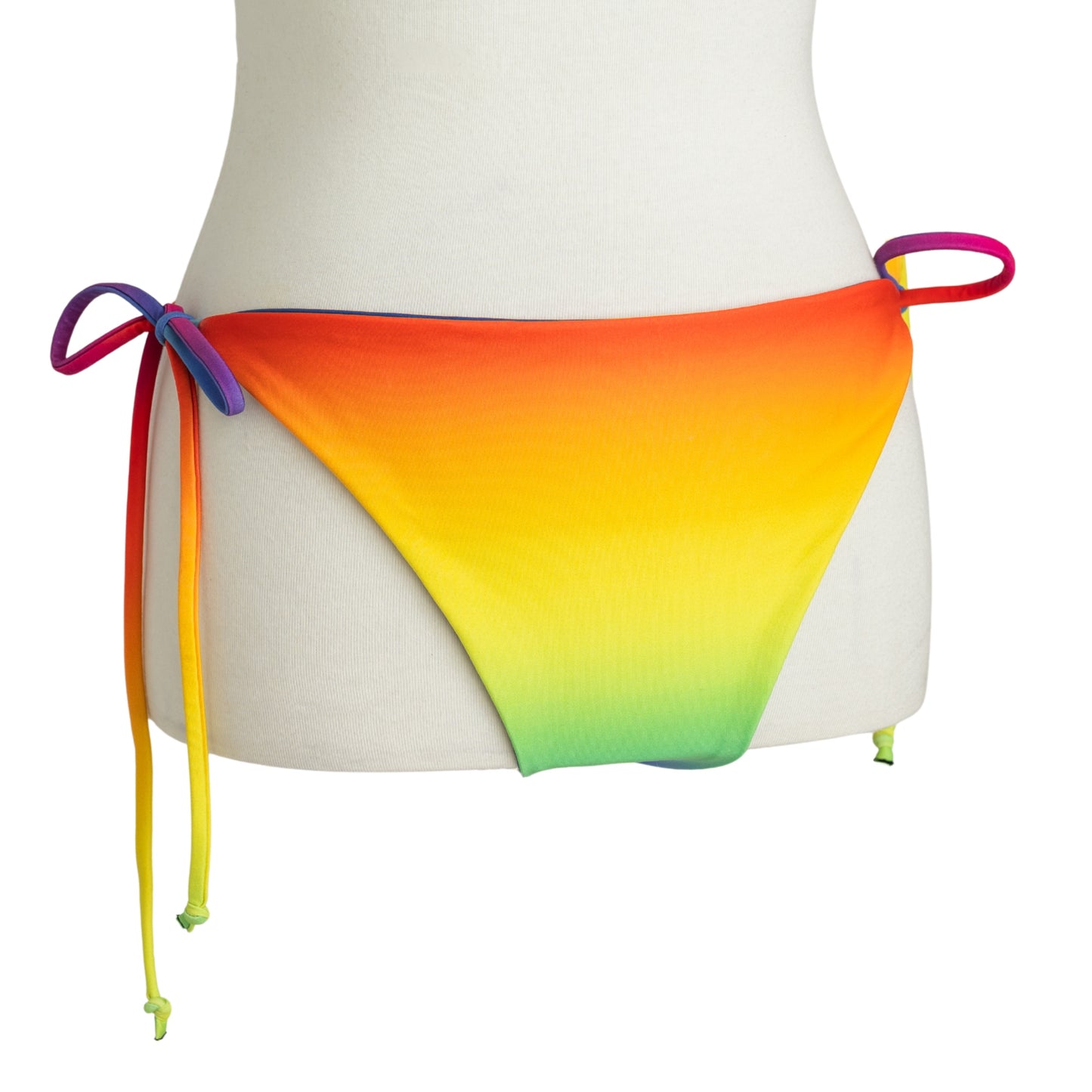 Rainbow Bright String Bikini Swim Bottoms